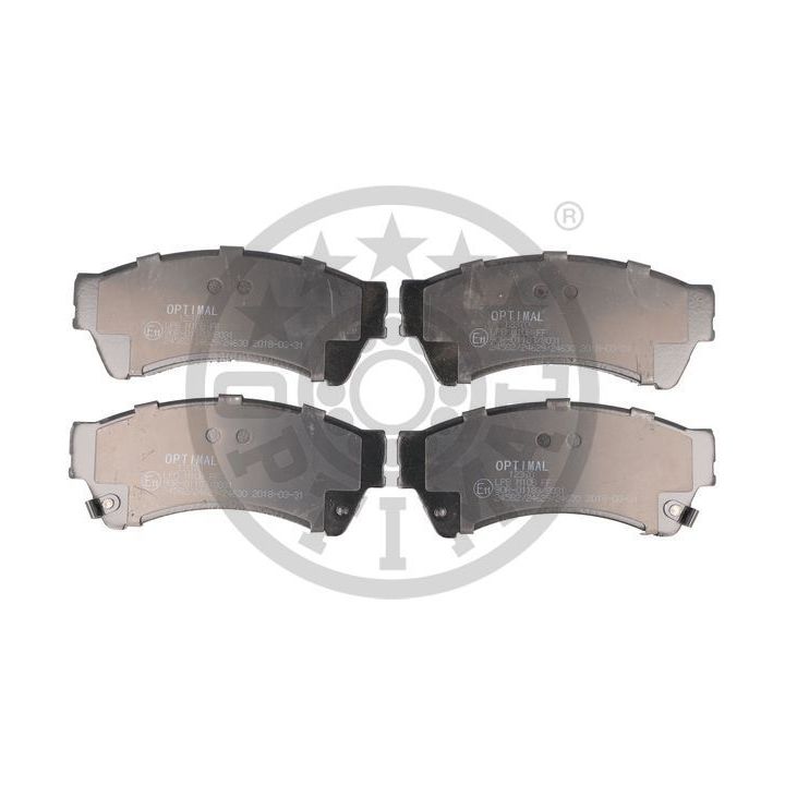 Stabdžių trinkelių rinkinys, diskinis stabdys OPTIMAL 12370