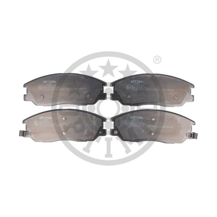 Stabdžių trinkelių rinkinys, diskinis stabdys OPTIMAL 12410