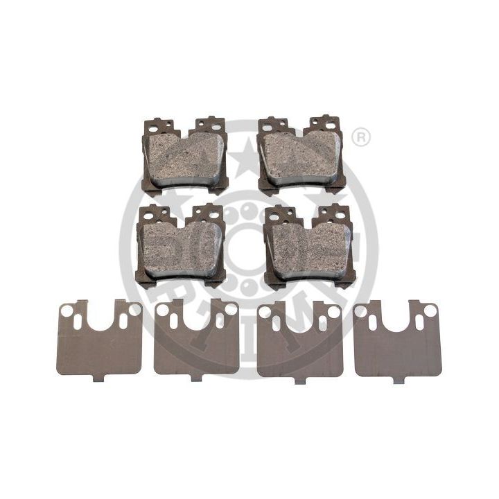 Stabdžių trinkelių rinkinys, diskinis stabdys OPTIMAL 12426