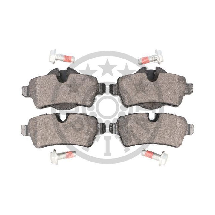 Stabdžių trinkelių rinkinys, diskinis stabdys OPTIMAL 12433