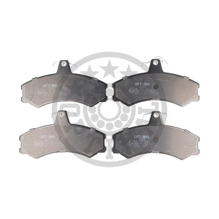 Stabdžių trinkelių rinkinys, diskinis stabdys OPTIMAL 12466