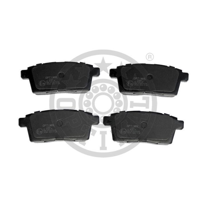 Stabdžių trinkelių rinkinys, diskinis stabdys OPTIMAL 12485