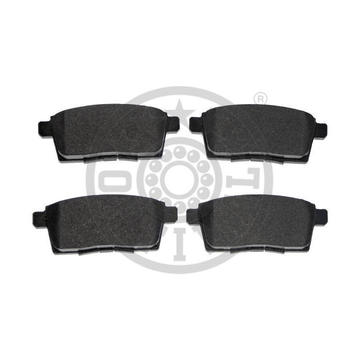 Stabdžių trinkelių rinkinys, diskinis stabdys OPTIMAL 12485