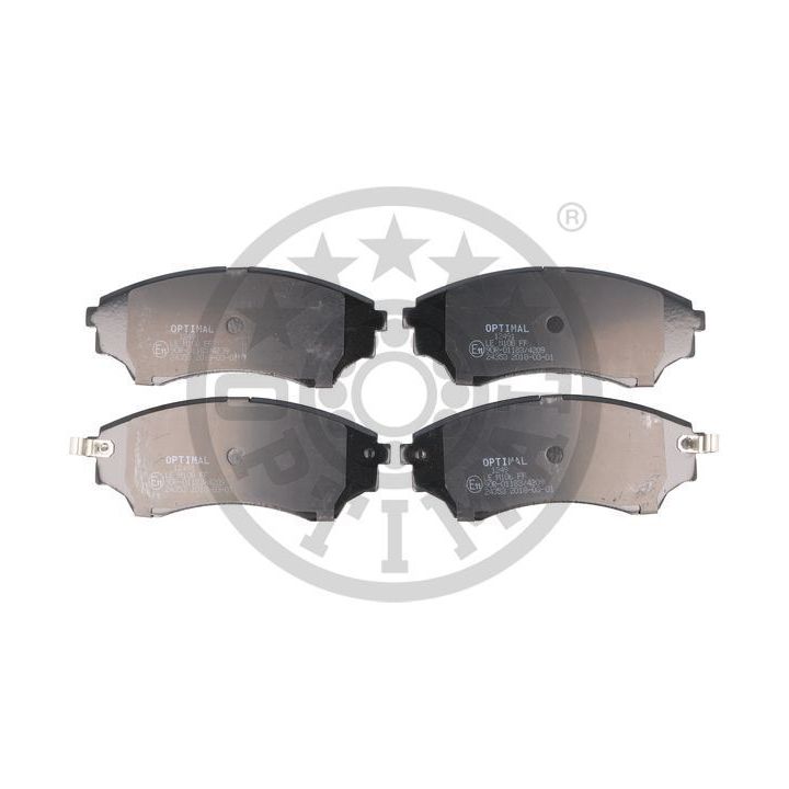 Stabdžių trinkelių rinkinys, diskinis stabdys OPTIMAL 12491