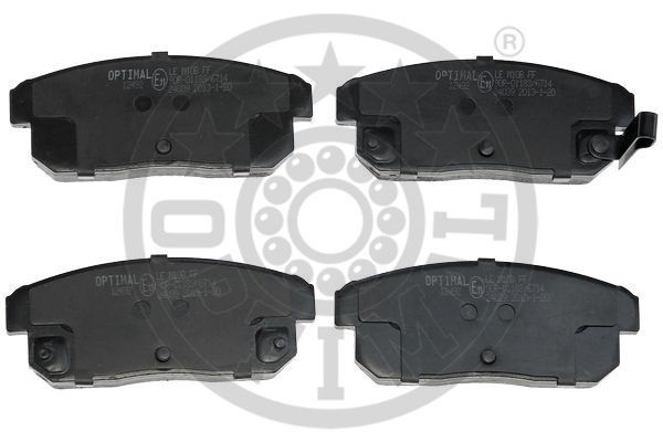 Stabdžių trinkelių rinkinys, diskinis stabdys OPTIMAL 12492