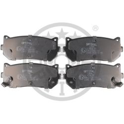 Stabdžių trinkelių rinkinys, diskinis stabdys OPTIMAL 12494