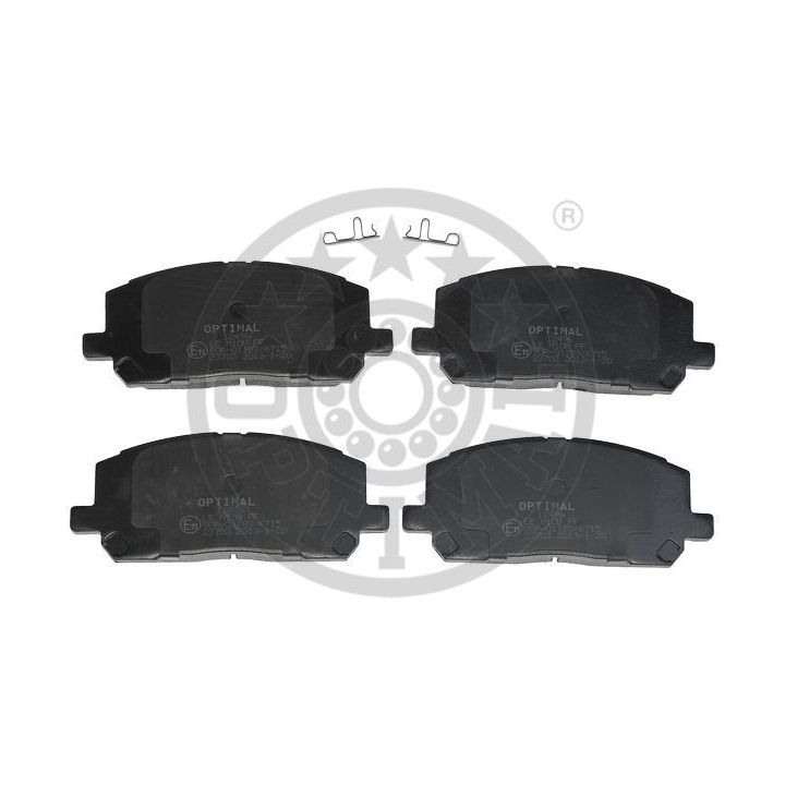 Stabdžių trinkelių rinkinys, diskinis stabdys OPTIMAL 12496