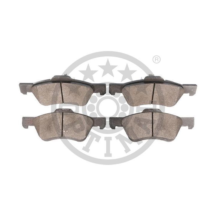 Stabdžių trinkelių rinkinys, diskinis stabdys OPTIMAL 12507