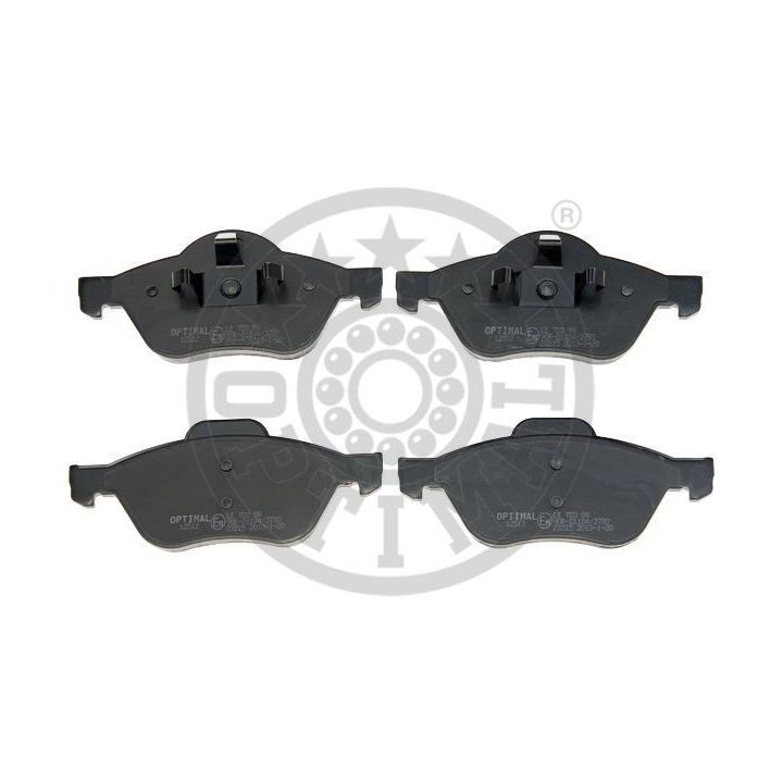 Stabdžių trinkelių rinkinys, diskinis stabdys OPTIMAL 12512