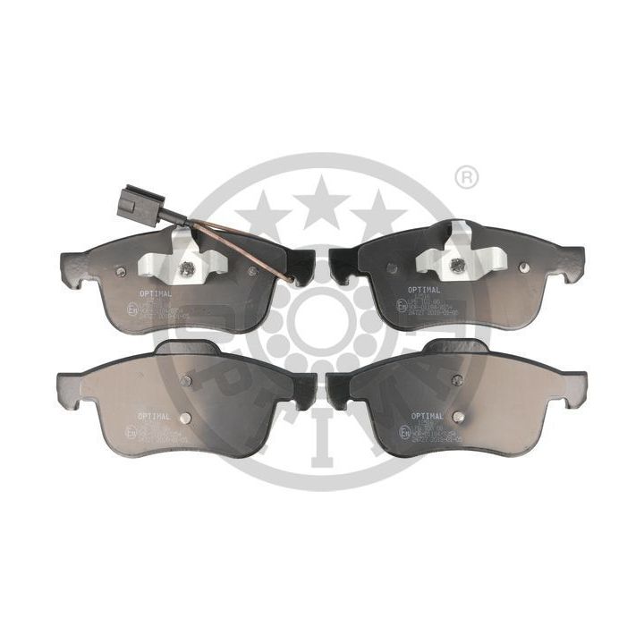 Stabdžių trinkelių rinkinys, diskinis stabdys OPTIMAL 12516
