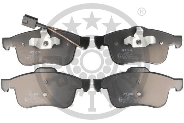 Stabdžių trinkelių rinkinys, diskinis stabdys OPTIMAL 12516
