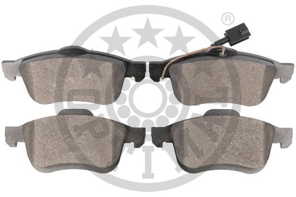 Stabdžių trinkelių rinkinys, diskinis stabdys OPTIMAL 12516