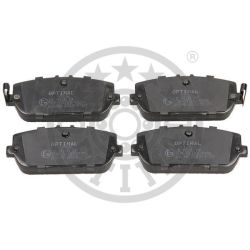 Stabdžių trinkelių rinkinys, diskinis stabdys OPTIMAL 12526