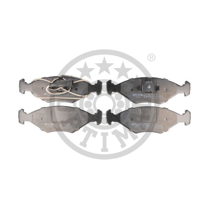 Stabdžių trinkelių rinkinys, diskinis stabdys OPTIMAL 12529