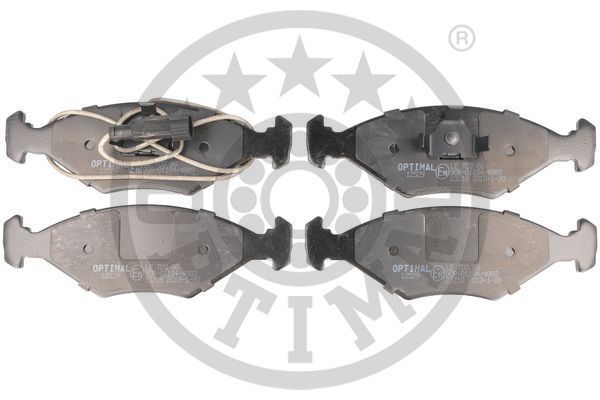 Stabdžių trinkelių rinkinys, diskinis stabdys OPTIMAL 12529
