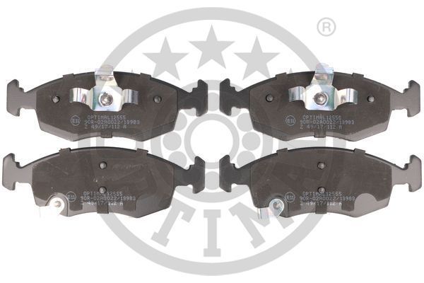 Stabdžių trinkelių rinkinys, diskinis stabdys OPTIMAL 12555