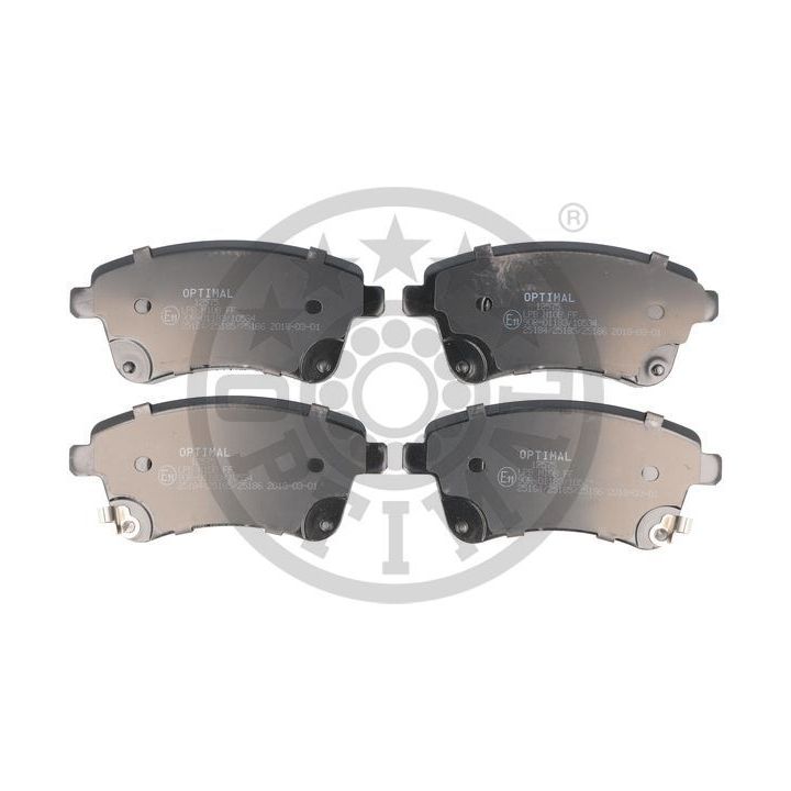 Stabdžių trinkelių rinkinys, diskinis stabdys OPTIMAL 12575