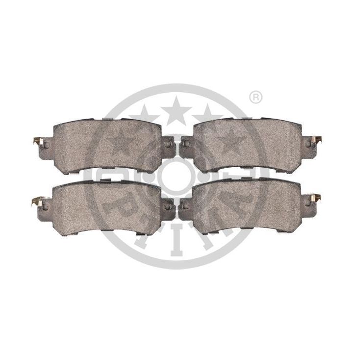 Stabdžių trinkelių rinkinys, diskinis stabdys OPTIMAL 12591