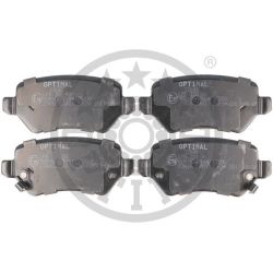 Stabdžių trinkelių rinkinys, diskinis stabdys OPTIMAL 12642
