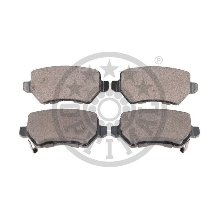 Stabdžių trinkelių rinkinys, diskinis stabdys OPTIMAL 12642