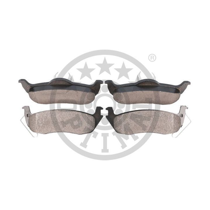 Stabdžių trinkelių rinkinys, diskinis stabdys OPTIMAL 12648