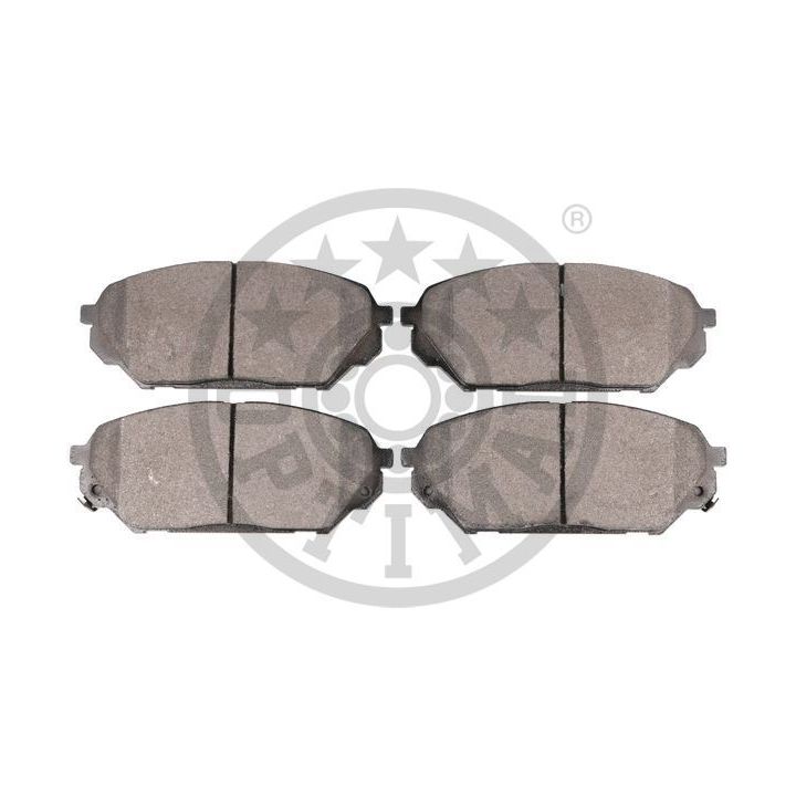 Stabdžių trinkelių rinkinys, diskinis stabdys OPTIMAL 12661