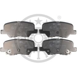 Stabdžių trinkelių rinkinys, diskinis stabdys OPTIMAL 12675