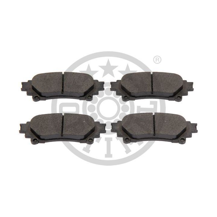 Stabdžių trinkelių rinkinys, diskinis stabdys OPTIMAL 12729