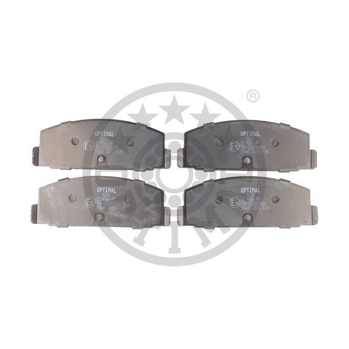 Stabdžių trinkelių rinkinys, diskinis stabdys OPTIMAL 9202