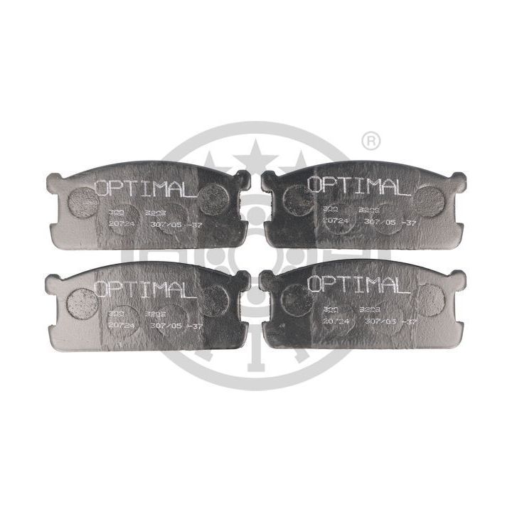 Stabdžių trinkelių rinkinys, diskinis stabdys OPTIMAL 9209