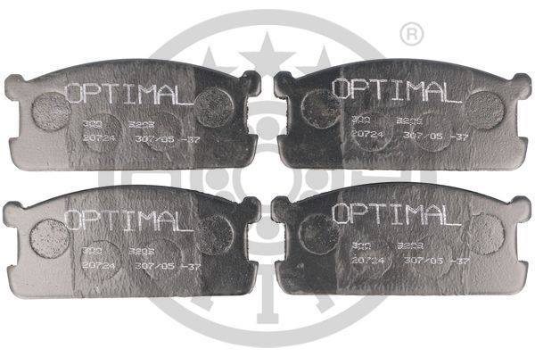 Stabdžių trinkelių rinkinys, diskinis stabdys OPTIMAL 9209