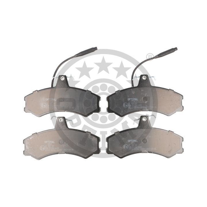 Stabdžių trinkelių rinkinys, diskinis stabdys OPTIMAL 9333