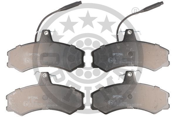 Stabdžių trinkelių rinkinys, diskinis stabdys OPTIMAL 9333