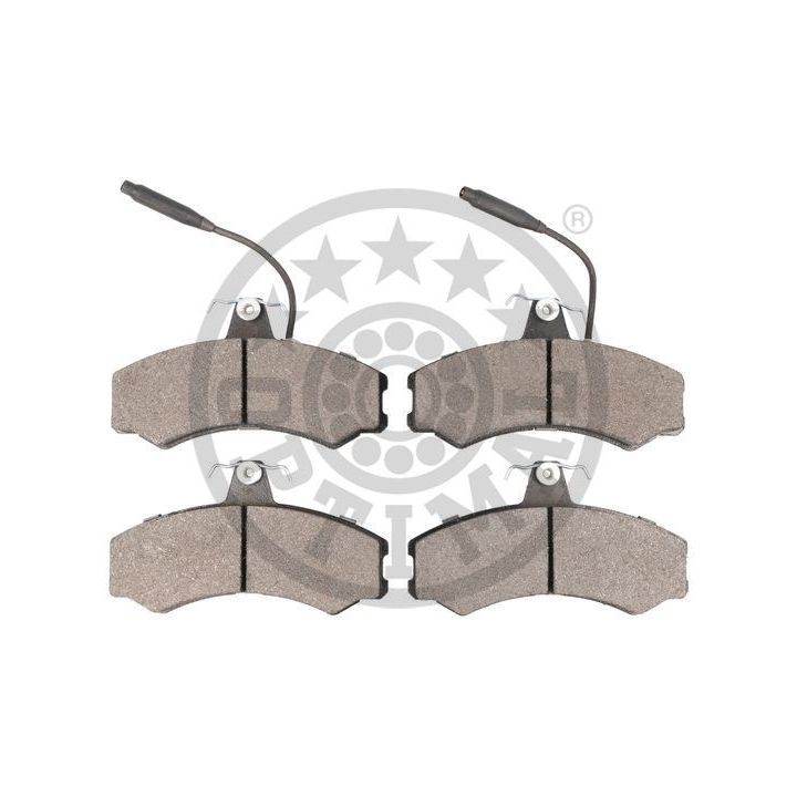 Stabdžių trinkelių rinkinys, diskinis stabdys OPTIMAL 9333