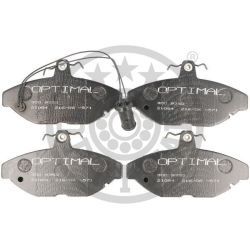 Stabdžių trinkelių rinkinys, diskinis stabdys OPTIMAL 9350