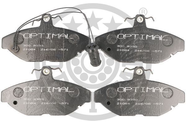 Stabdžių trinkelių rinkinys, diskinis stabdys OPTIMAL 9350