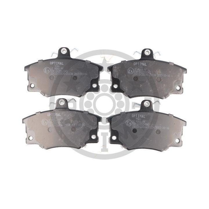 Stabdžių trinkelių rinkinys, diskinis stabdys OPTIMAL 9366