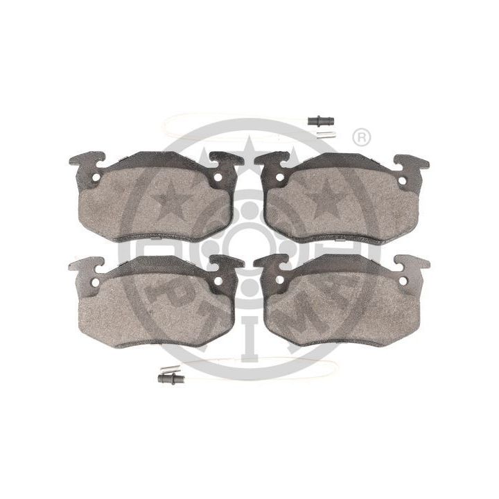 Stabdžių trinkelių rinkinys, diskinis stabdys OPTIMAL 9397