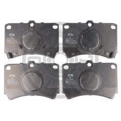 Stabdžių trinkelių rinkinys, diskinis stabdys OPTIMAL 9437