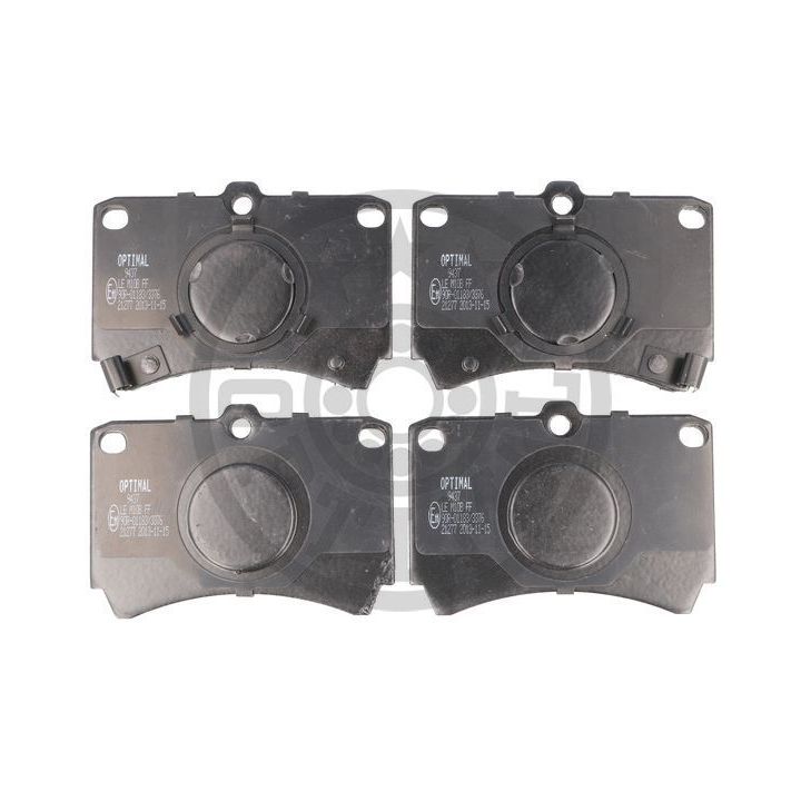 Stabdžių trinkelių rinkinys, diskinis stabdys OPTIMAL 9437