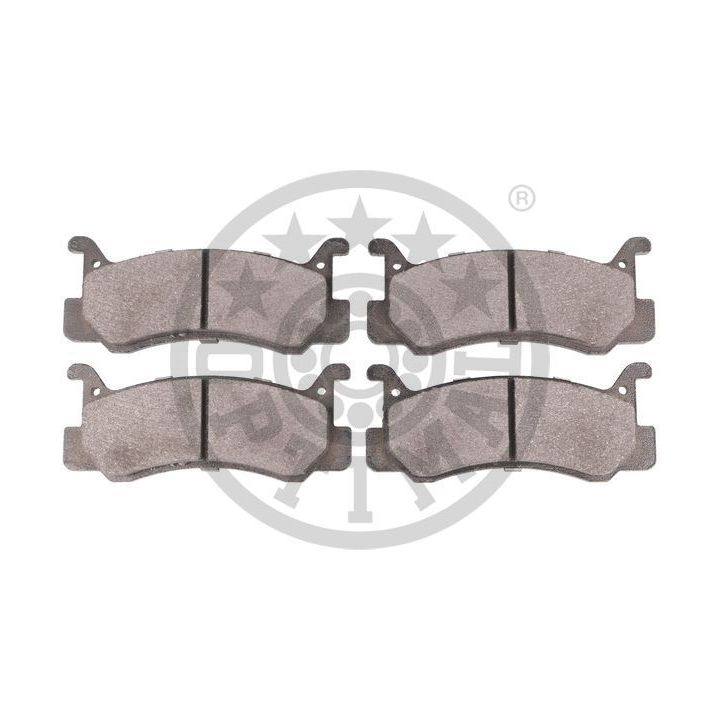 Stabdžių trinkelių rinkinys, diskinis stabdys OPTIMAL 9438