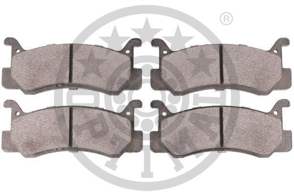 Stabdžių trinkelių rinkinys, diskinis stabdys OPTIMAL 9438