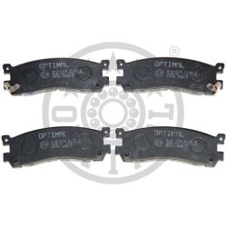 Stabdžių trinkelių rinkinys, diskinis stabdys OPTIMAL 9494