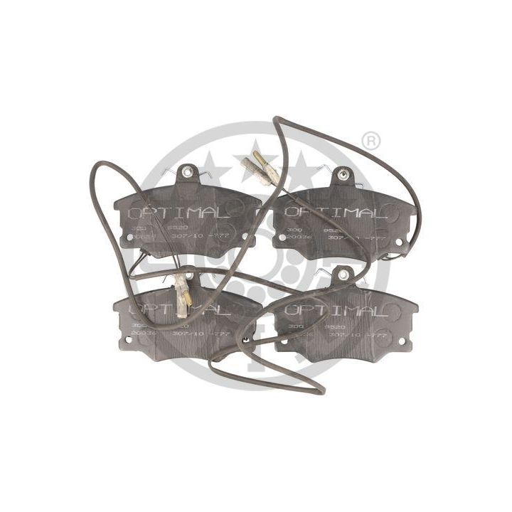 Stabdžių trinkelių rinkinys, diskinis stabdys OPTIMAL 9520