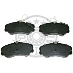 Stabdžių trinkelių rinkinys, diskinis stabdys OPTIMAL 9522