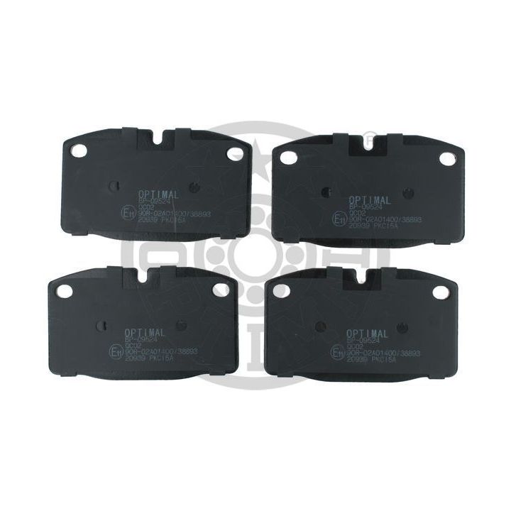 Stabdžių trinkelių rinkinys, diskinis stabdys OPTIMAL 9524