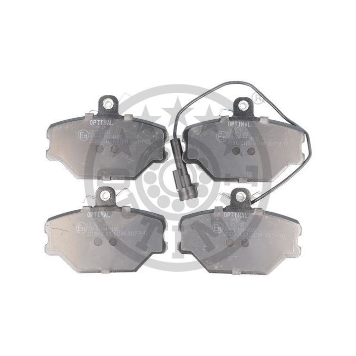 Stabdžių trinkelių rinkinys, diskinis stabdys OPTIMAL 9542