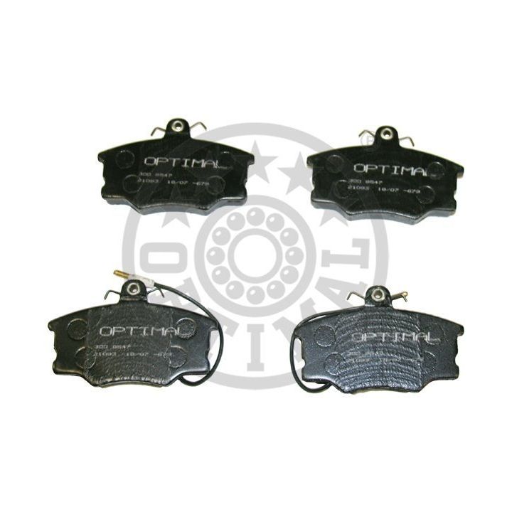 Stabdžių trinkelių rinkinys, diskinis stabdys OPTIMAL 9547