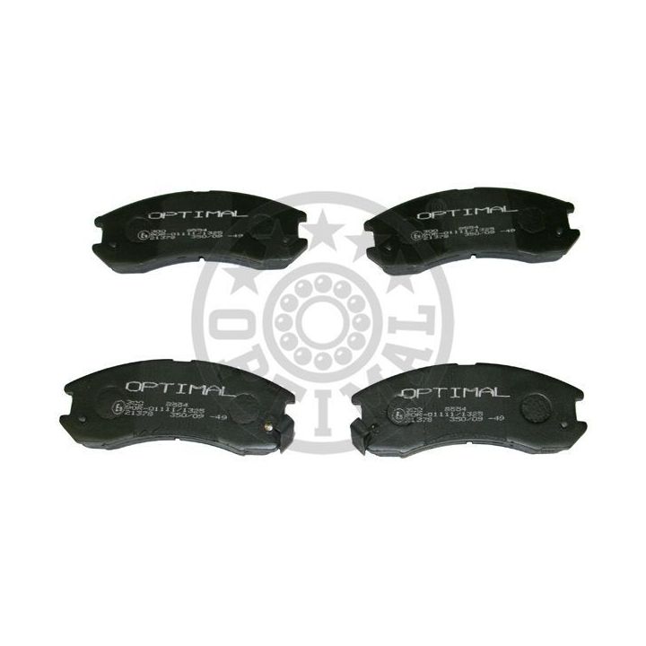 Stabdžių trinkelių rinkinys, diskinis stabdys OPTIMAL 9554