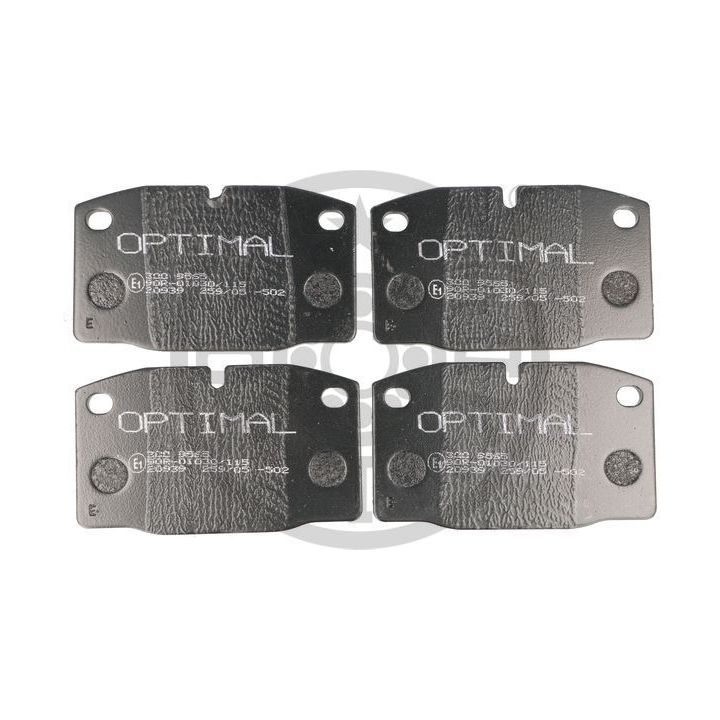 Stabdžių trinkelių rinkinys, diskinis stabdys OPTIMAL 9565